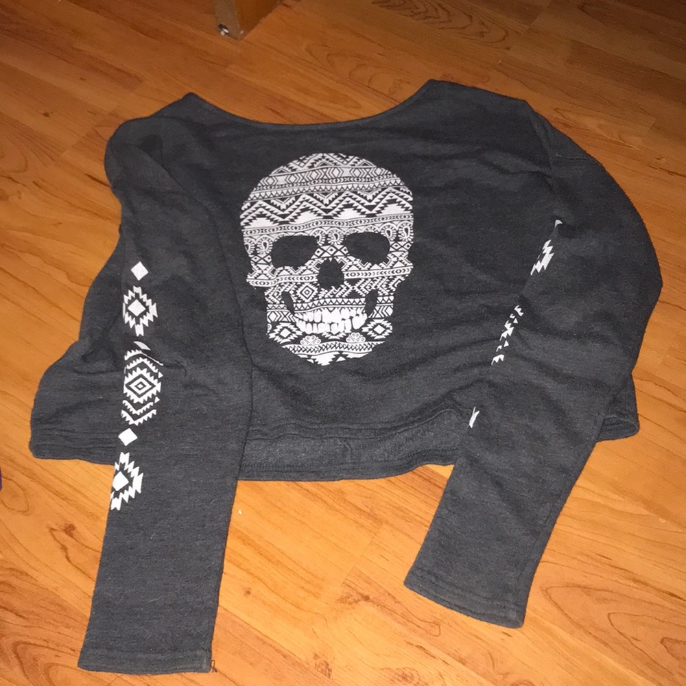cropped hoodie